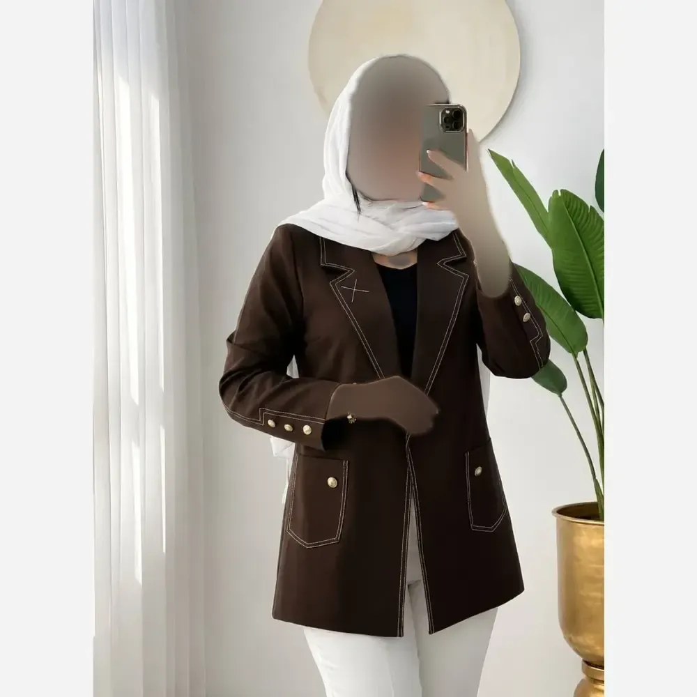 کت رودوزی مزونی جنس مازراتی اعلا