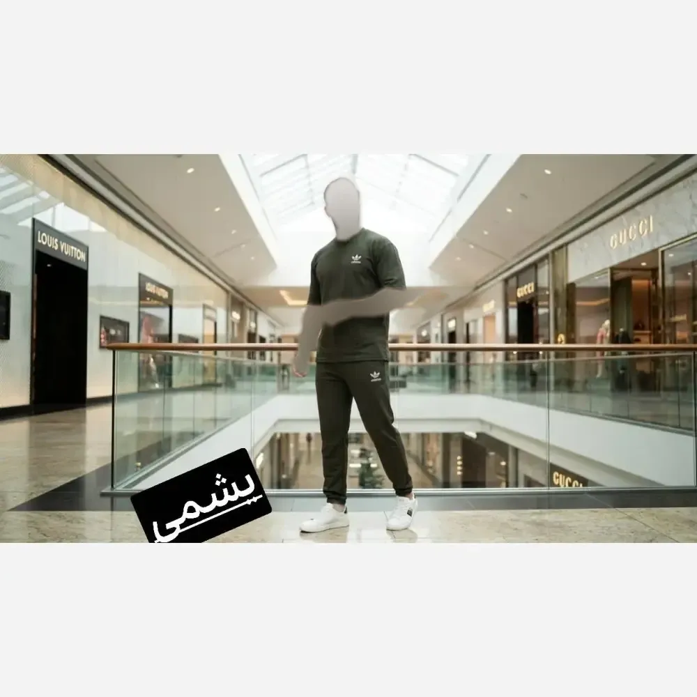 ست مردانه زاگرس جنس بیسکویتی مدل آدیداس سه خط رنگ بندی متنوع سایز لارج و ایکس لارج