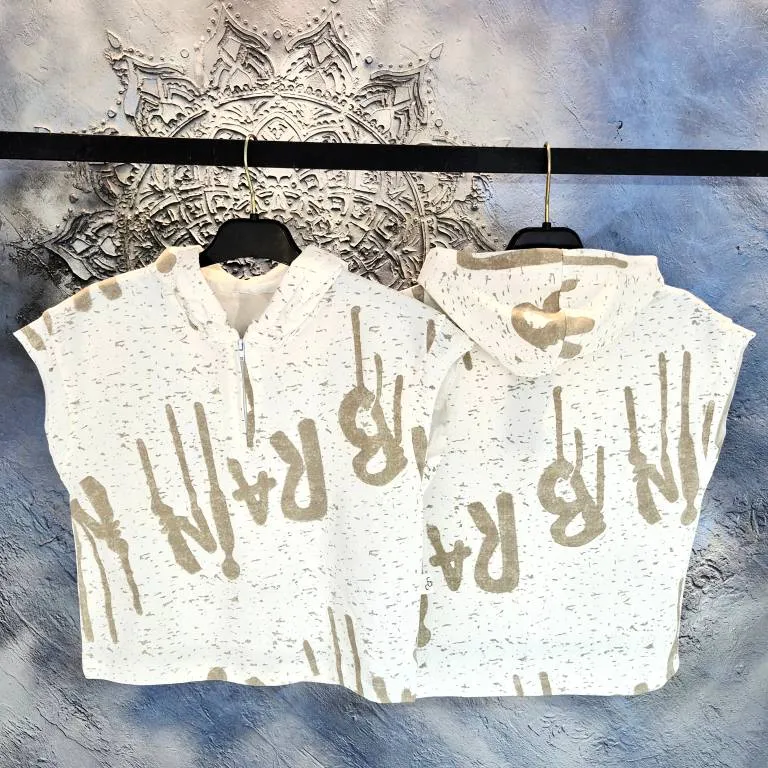 وست کلاهدار بچگانه و زنانه پنبه ترک تابستانه نازک 3 تا 14 سال