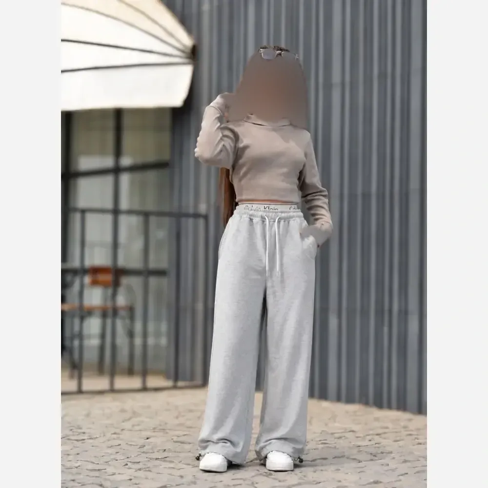 شلوار گت دار دوکاره جاگر CalvinKlein دوکمره سوپر نخ پنبه کلوین قابل استفاده هم بصورت بگ هم اسلش