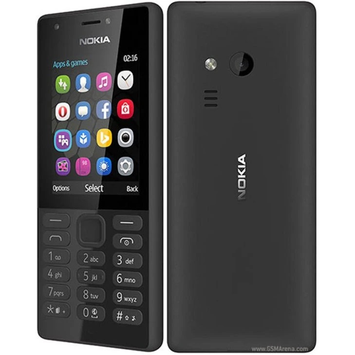 گوشی ساده نوکیا مدل 216 سال 2016 Nokia 216 دو سیمکارت ساخت ویتنام (بدون گارانتی شرکتی)
