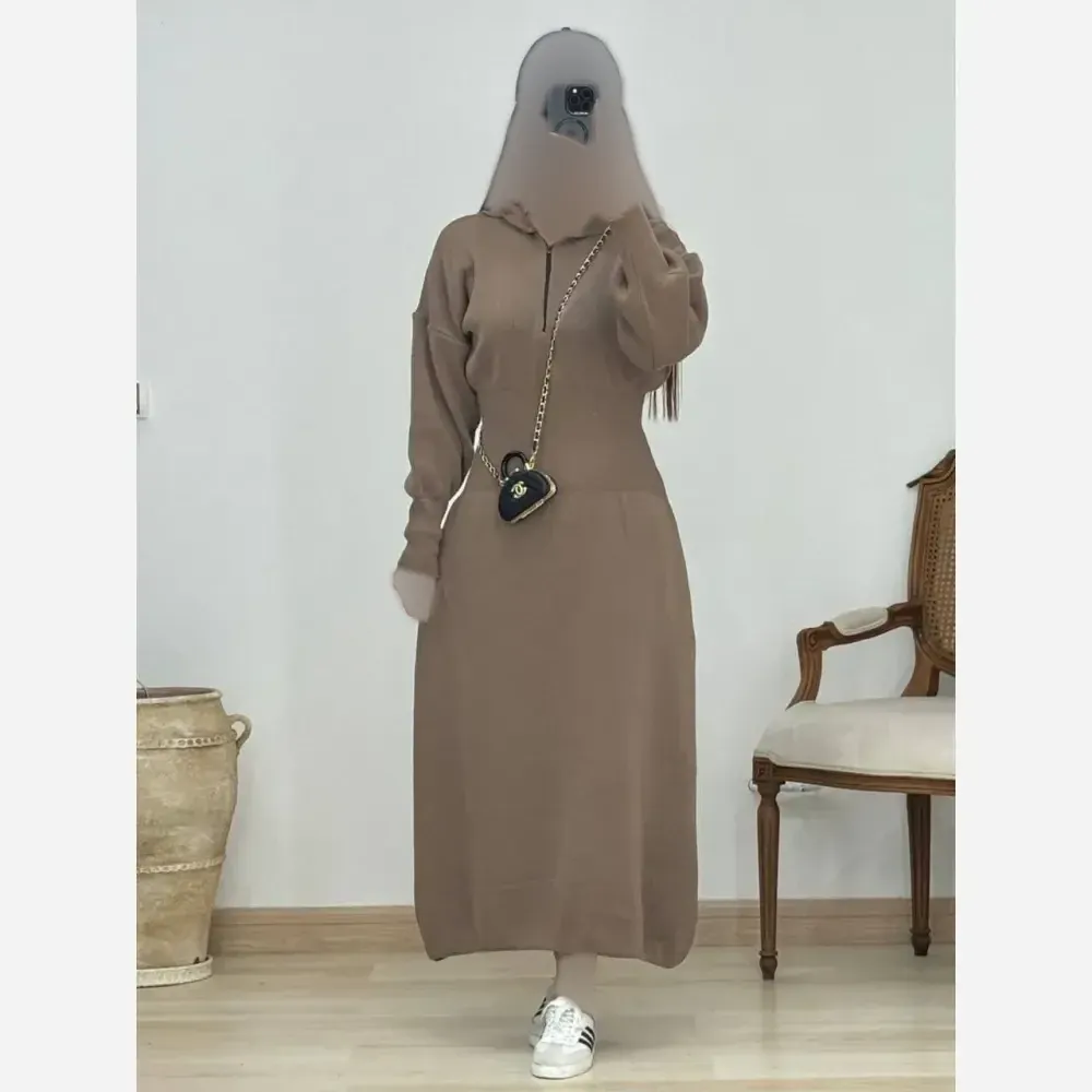 ماکسی بافت شنی زنانه بافت سه نخ درجه یک فری سایز